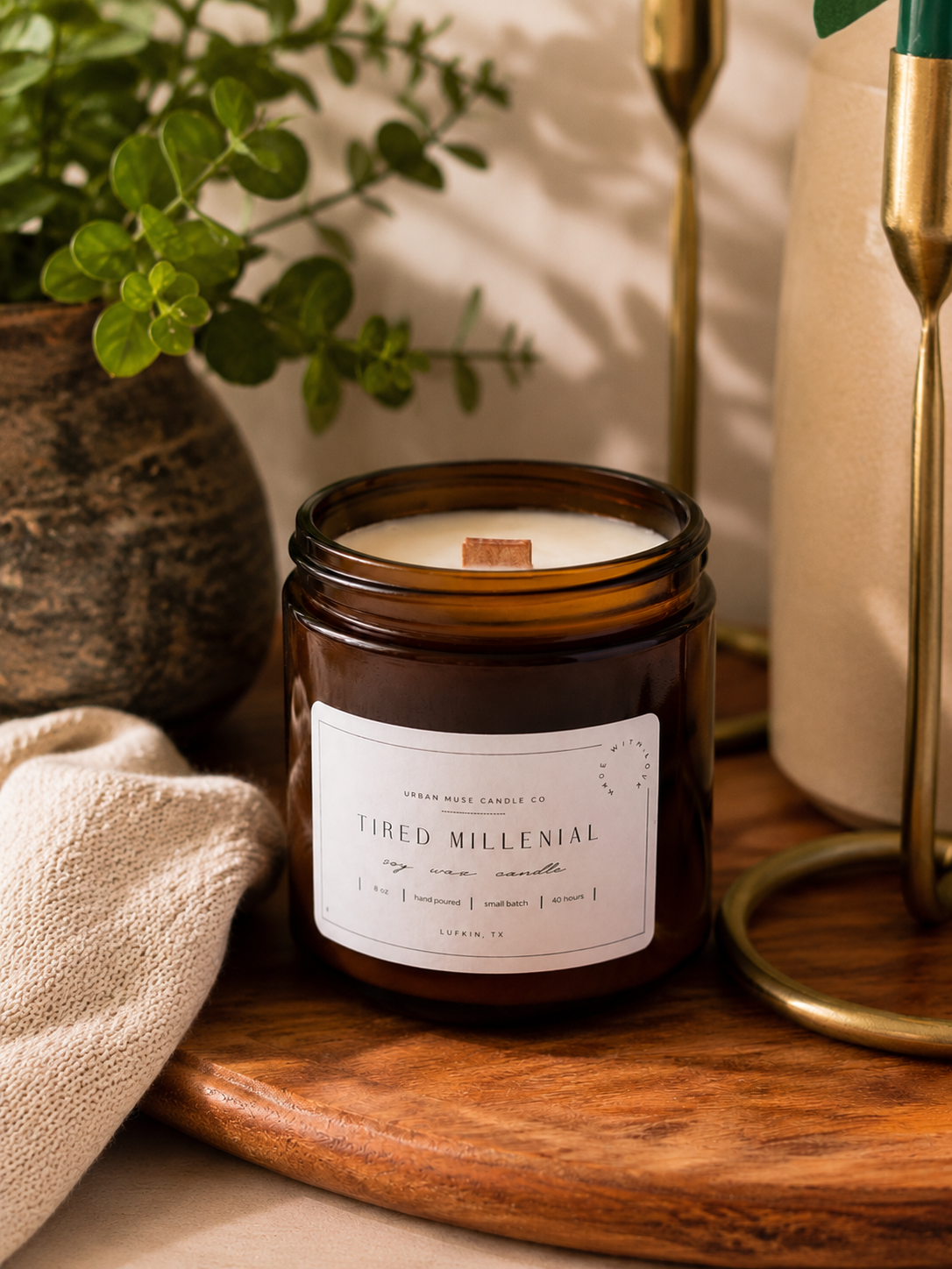 Signature Amber Candle